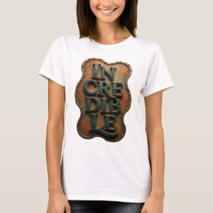 Camiseta Ouro Marcante IMPRESSIONANTE Impressão