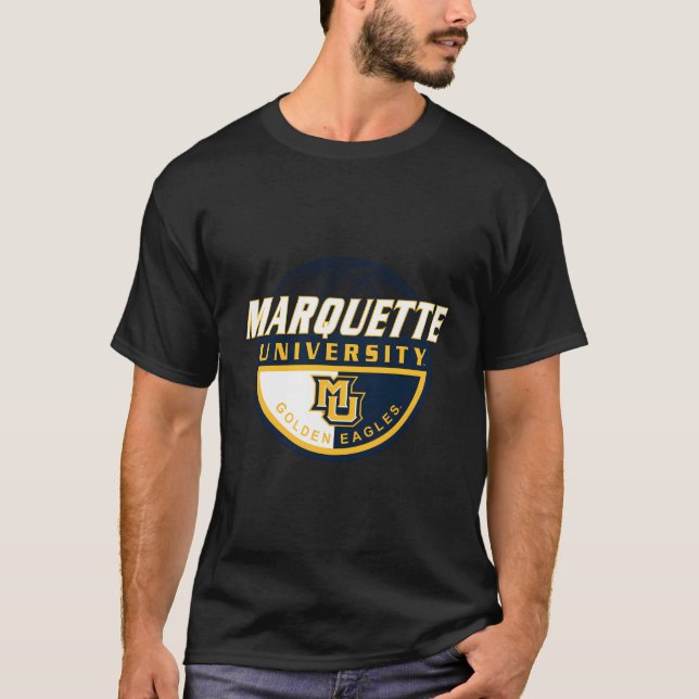 Camiseta Ouro Marquette Eagles Cinza Dunk de Basquete (Frente)