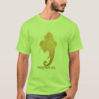 Camiseta Ouro Mínimo Ganesha - Vakratundaya Namah