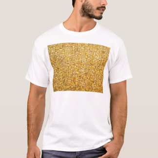 CAMISETA OURO MODERNO LEGAL COM BRILHO