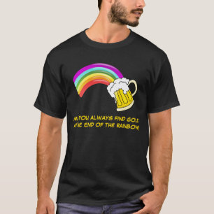 Camiseta Ouro na extremidade do arco-íris