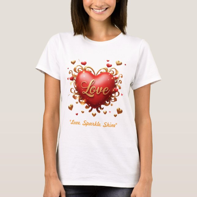 Camiseta "Ouro Namorados Love" (Frente)