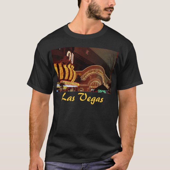 Camiseta Ouro Nugget Las Vegas (Frente)