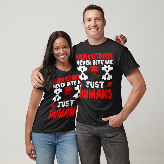 Camiseta Ouro nunca morde apenas presente humano (Unissex)
