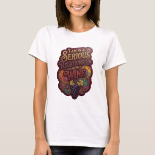Camiseta Ouro Ousado EU ESTOU NUM RELACIONAMENTO SÉRIO COM