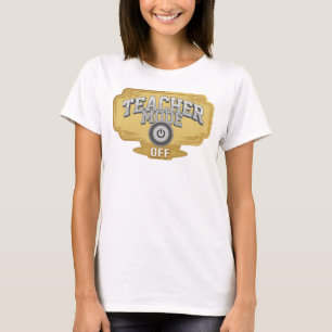 Camiseta Ouro Ousado MODE DE ENSINO DESLIGADO Design Origin