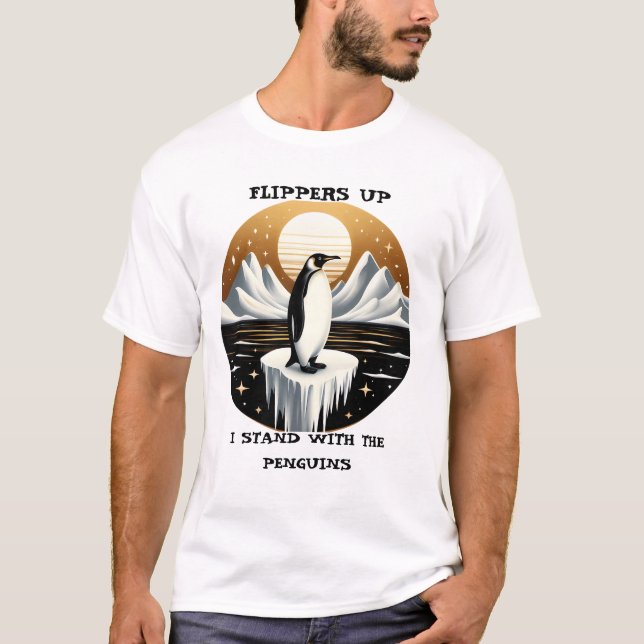 Camiseta Ouro para cima Sunset (Frente)