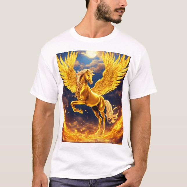 Camiseta Ouro Pegasus (Frente)