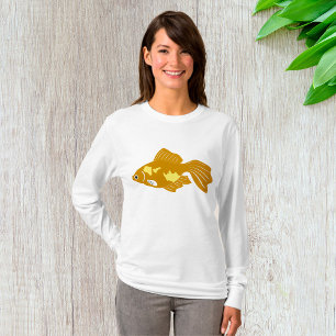 Camiseta Ouro Peixe Guppy Peixe Cinto Aquário Tropical Peix