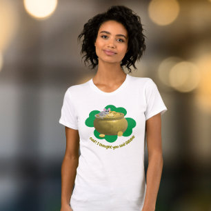 Camiseta Ouro, pensei que você tivesse dito Gouda