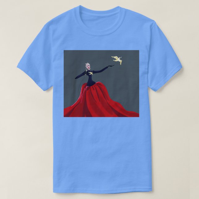 Camiseta Ouro pomba de peace brooch anthemo cantor (Frente do Design)