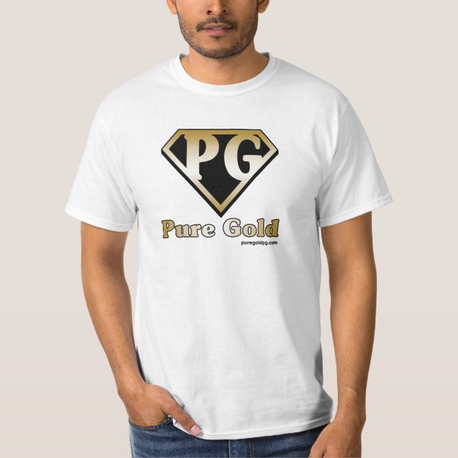 Camiseta Ouro puro com texto (Frente)