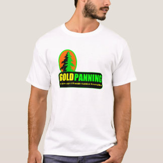 Camiseta Ouro que sonda filtrando a família exterior do