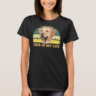 Camiseta Ouro Recuperar Mãe Retroativa Labrador Retriever