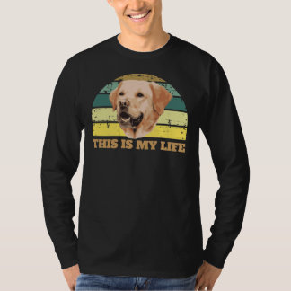 Camiseta Ouro Recuperar Mãe Retroativa Labrador Retriever G