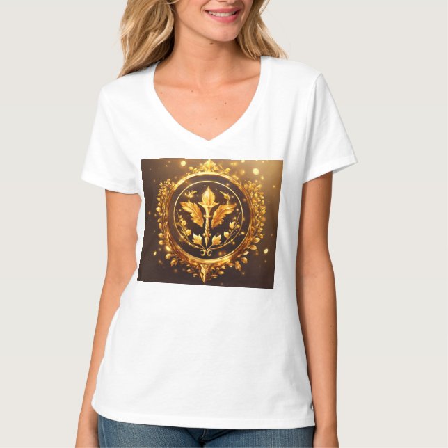 Camiseta Ouro Regal Laurel "P&D Emblem" (Frente)