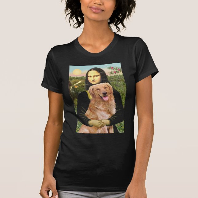 Camiseta Ouro Retriever 2 - Mona Lisa (Frente)