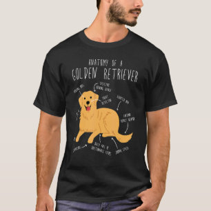 Camiseta Ouro Retriever Anatomia Pet Doggo Mãe Pai 2