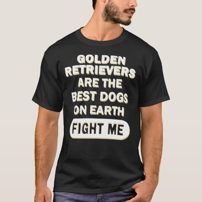 Camiseta Ouro Retriever Cachorro Cachorro Cachorro (Frente)