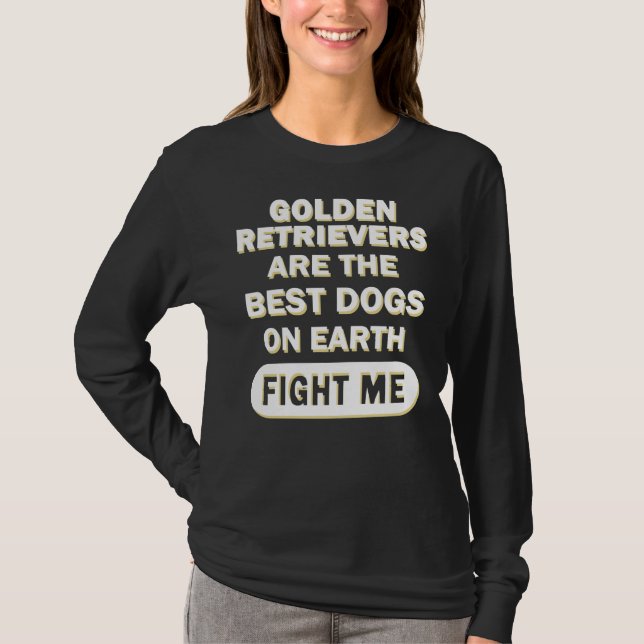 Camiseta Ouro Retriever Cachorro Cachorro Cachorro (Frente)