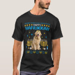 Camiseta Ouro Retriever Chanukah Juewish Ugly Hanukkah Swe<br><div class="desc">Ouro Retriever Chanukah Judaish Ugly Hanukkah Sweater</div>