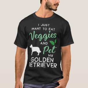 Camiseta Ouro Retriever Dog Charuto dono Xmas Birthd