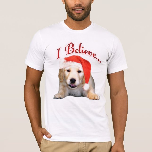 Camiseta Ouro Retriever Eu Acredito (Frente)