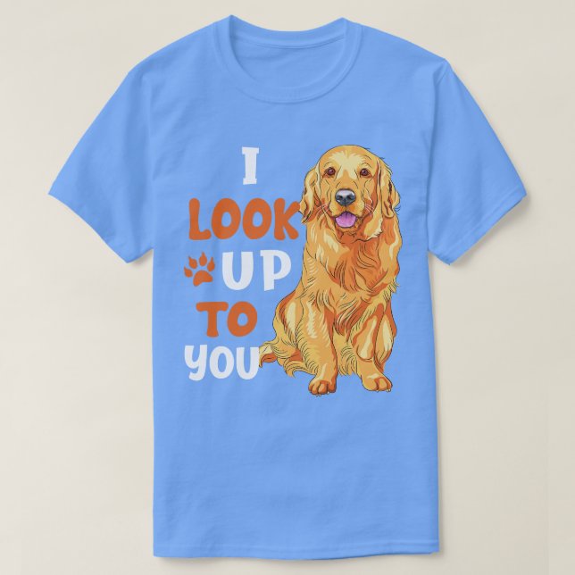 Camiseta Ouro Retriever Eu Te Procuro (Frente do Design)