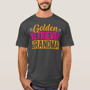 Camiseta Ouro Retriever Grandma Dog Lovers - Cópia