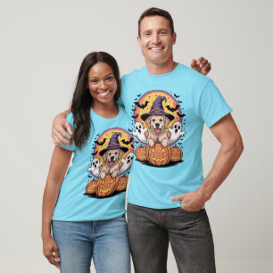 Camiseta Ouro Retriever Halloween
