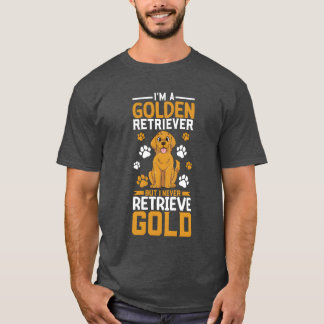 Camiseta Ouro Retriever Mãe Cachorro Cachorro Cachorro Cach