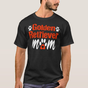 Camiseta Ouro Retriever Mãe Dia Mãe Cama Mãe