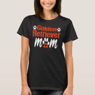 Camiseta Ouro Retriever Mãe Dia Mãe Cama Mãe