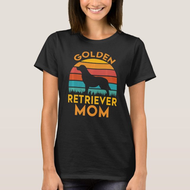 Camiseta Ouro Retriever Mãe Premium (Frente)