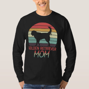 Camiseta Ouro Retriever Mãe Retroativa Vintage Distúrbios
