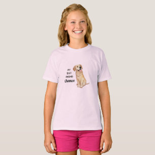 Camiseta Ouro Retriever Meu Melhor Nome Personalizado