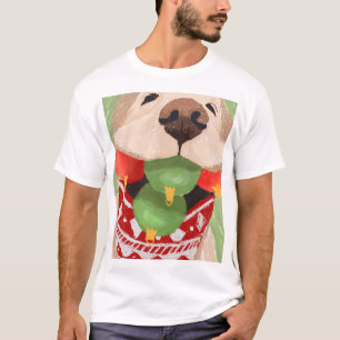 Camiseta Ouro Retriever Natal Balls Mouth Hilariary