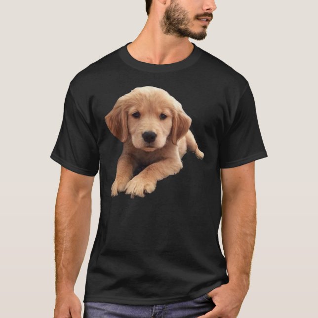 Camiseta Ouro Retriever Puppy  (Frente)