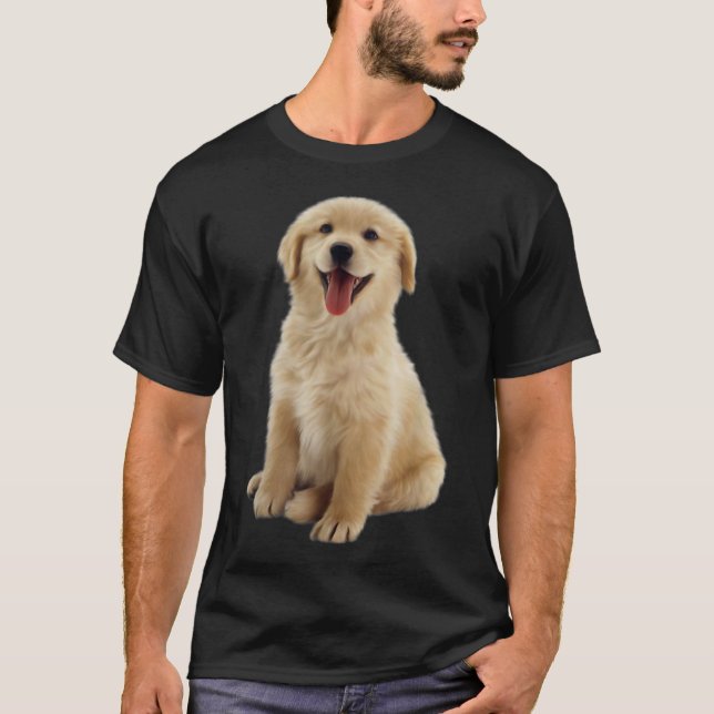 Camiseta Ouro Retriever Puppy (Frente)