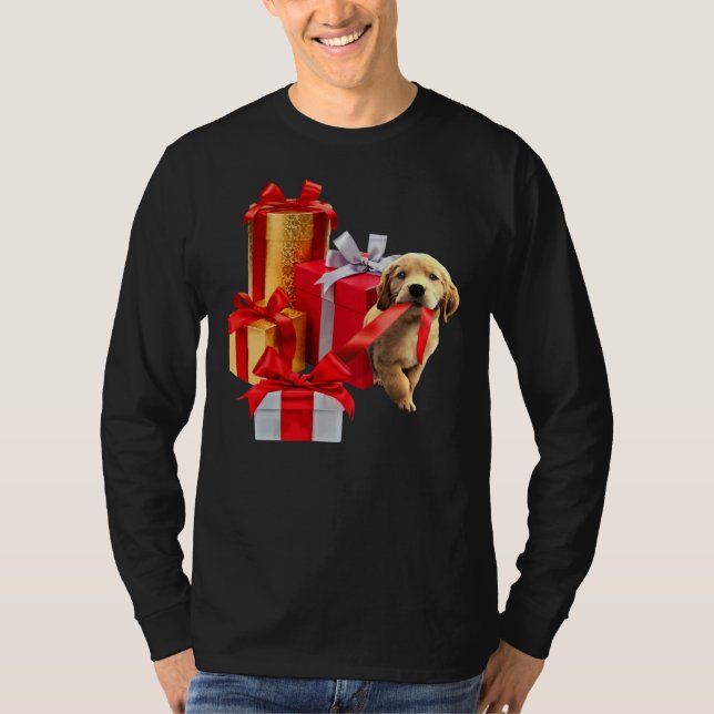 Camiseta Ouro Retriever Puppy 296 (Frente)