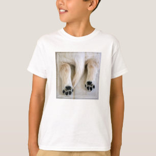 Camiseta Ouro Retriever Puppy Toes