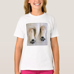 Camiseta Ouro Retriever Puppy Toes