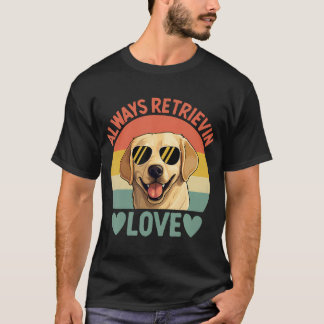Camiseta Ouro Retriever Retrievin Love Dog