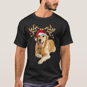 Camiseta Ouro Retriever Ugly Xmas Sweater Cachorro