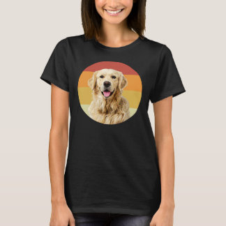Camiseta Ouro Retriever Vintage Cachorro Retroativo