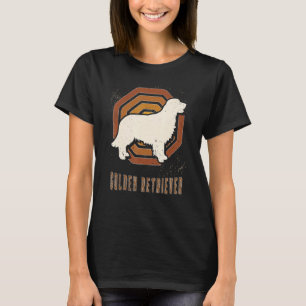 Camiseta Ouro Retriever Vintage Retro Classic Dog Love
