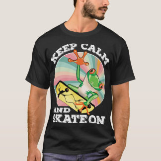 Camiseta Ouro Sapo no skateboard Design Gift idea, Yallow