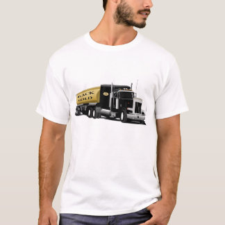 Camiseta Ouro semi preto