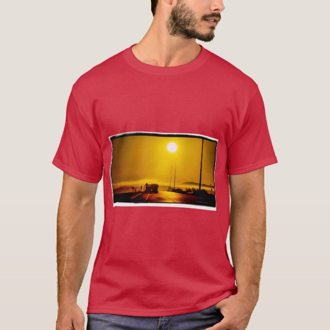 Camiseta Ouro Superdimensionado (Frente)