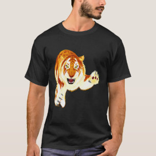Camiseta Ouro Tiger Panthera Tigris Rare Big Cat